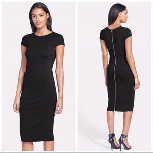 Felicity & Coco Bodycon Black Midi Dress